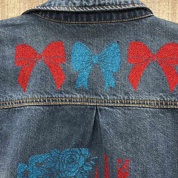 Jean Jacket❤️🤍💙🇺🇸 - Picture 3 of 7